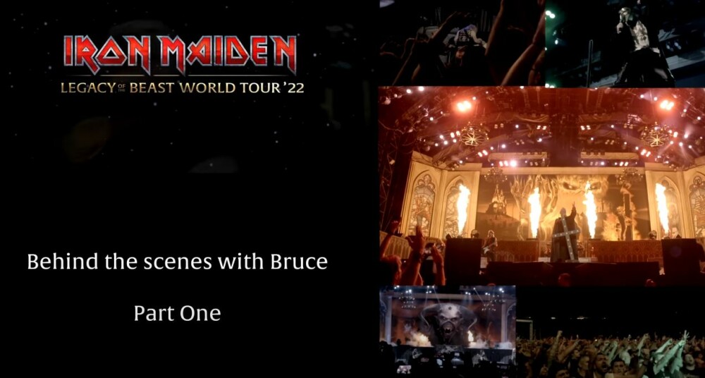 Брюс Дикинсон показал закулисье тура Iron Maiden (видео)