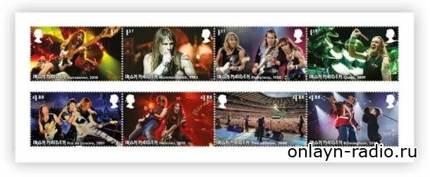 Радио У Iron Maiden будут собственные почтовые марки (фото) - слушать ...